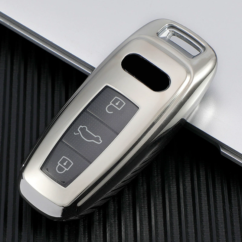 Набор автомобильных ключей Audi для Audi A6L/импортный мягкий резиновый чехол для ключей A7 TPU, трансграничная горячая распродажа