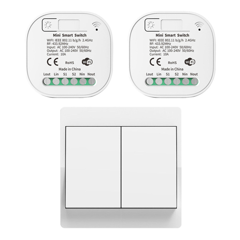 Tuya wifi スマートスイッチバッテリー不要の自己生成スイッチホームワイヤレス壁電気スイッチサポート Xiaodu|undefined