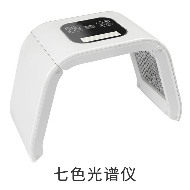 カラフルなスプレー分光器の光子の柔らかい肌の器の赤い青い光のledは顔を照らしてニキビ計の美容のマスクの美容の器を取り除きます。|undefined