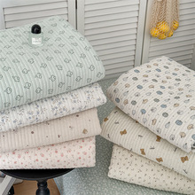 新款全棉印花夹棉床盖三件套加厚可机洗学生宿舍单件床单四季通用