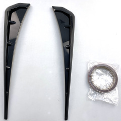 汽車葉子板仿真出風口側邊貼車身裝飾貼碳纖維通用側翼刀鋒葉子板