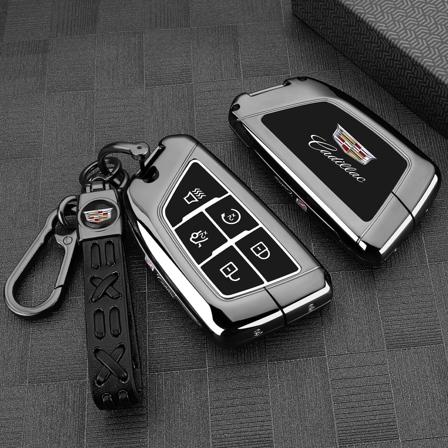 Suitable for 2025 Cadillac Ct5 Key Cover 24 New Ct5 Luxury Platinum Car Metal Buckle Shell