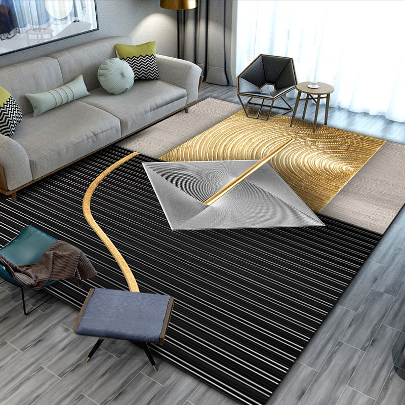 Modern carpet for living room for home use, simple and elegant design, water absorbent 3