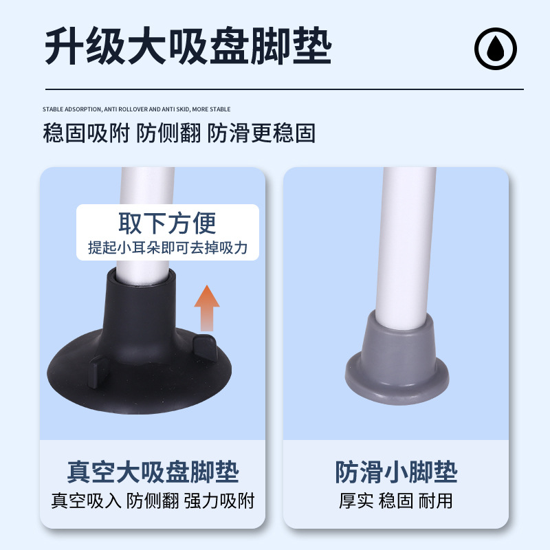 Silla de Baño Multifuncional de Aleación de Aluminio Lista para Usar, Fabricada por un Fabricante de Sillas de Baño para Personas Mayores, con Asiento Antideslizante