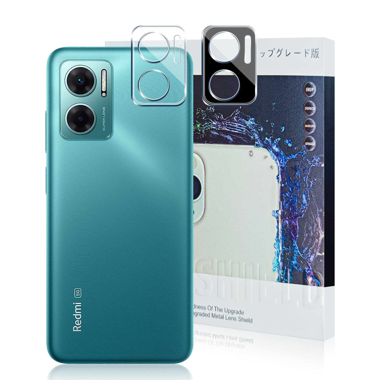 适用小米Xiaomi Redmi 11 Prime 5G镜头膜 手机后置摄像头保护膜