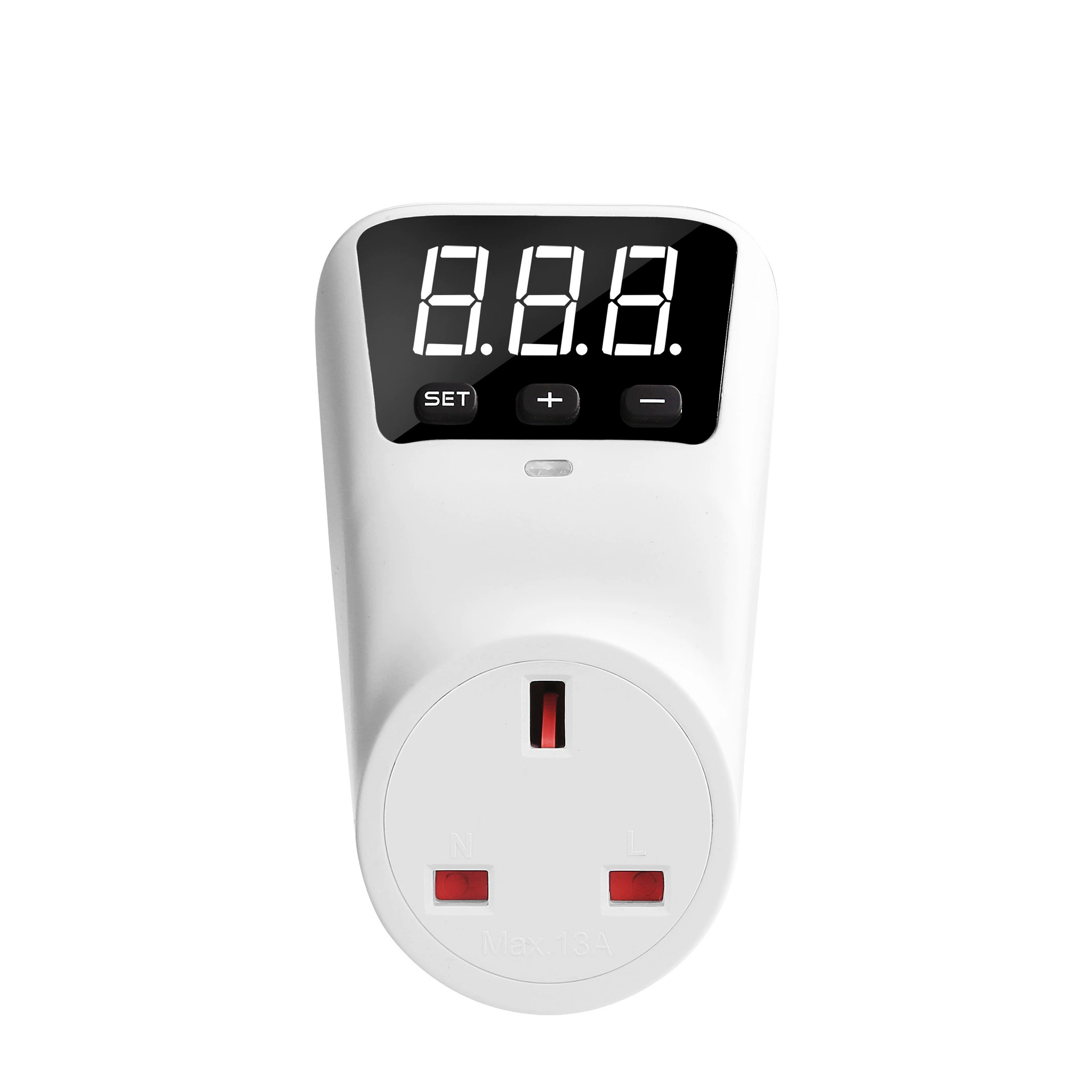 Новая британская стандартная розетка для защиты от высокого и низкого напряжения с цифровым дисплеем, защитная розетка для холодильника, кондиционера, защита от пониженного напряжения