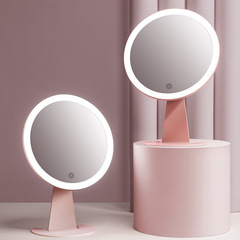 led化妝燈三光色高顯指補光梳妝鏡360度旋轉帶藍牙音箱梳妝鏡燈