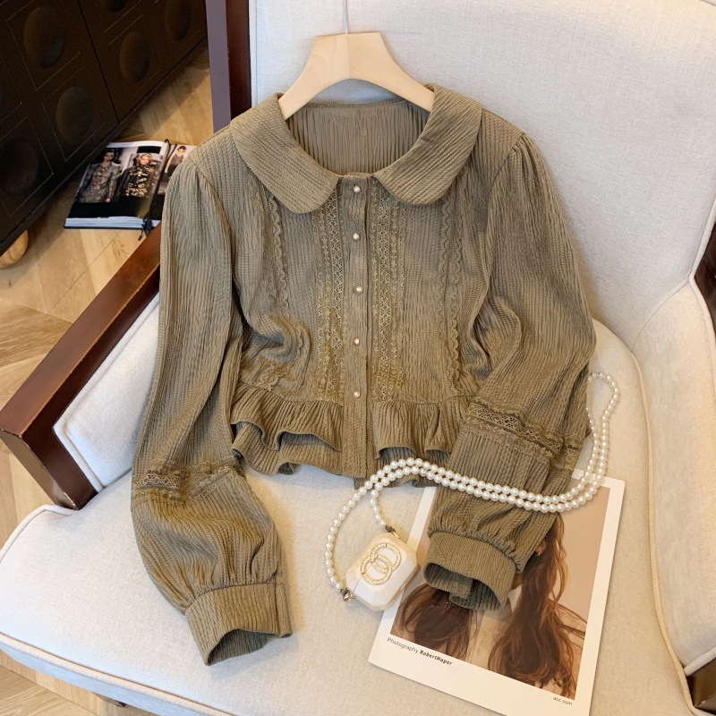 Design autumn apricot shirt