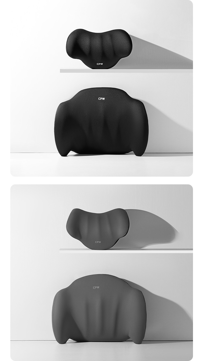 Car Headrest Electric Massage Neck Pillow Cushion Waist Cushion Car Backrest Driving Waist Protection Artifact Headrest