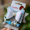 Children's hair accessory with bow for princess, hairgrip, hairpins, “Frozen”