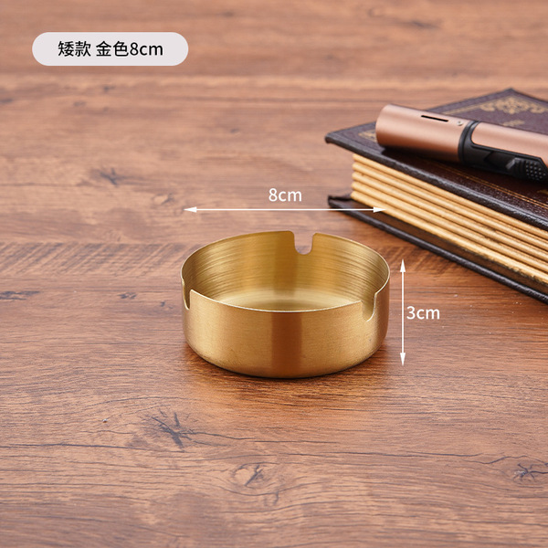 windproof ashtray stainless steel for hotel for commercial use