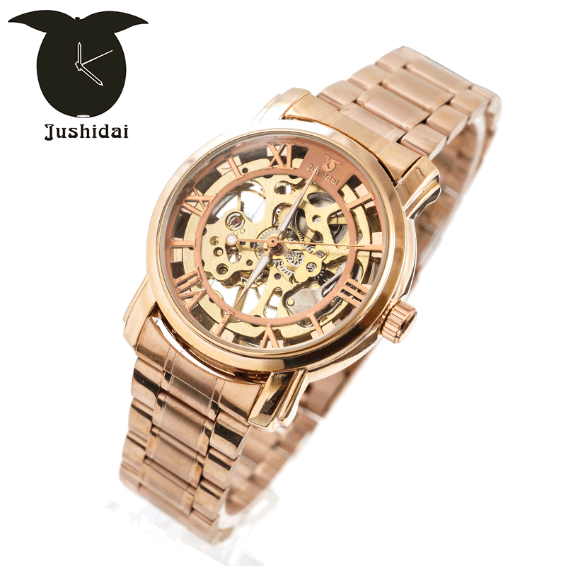 Watch fashion large dial men's watch automatic mechanical watch rubber band waterproof steel band foreign trade watch wholesale