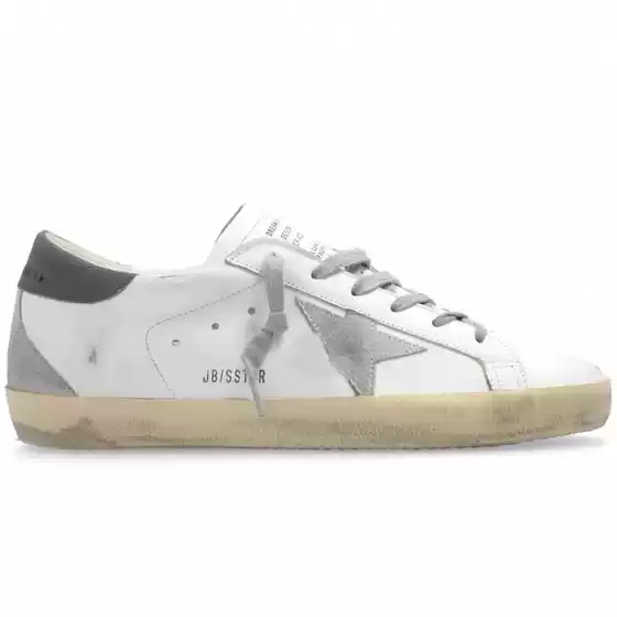 Classic 2025 Versatile Korean GG Distressed Star Unisex Sneakers - Dirty White Leather with Hidden Wedge