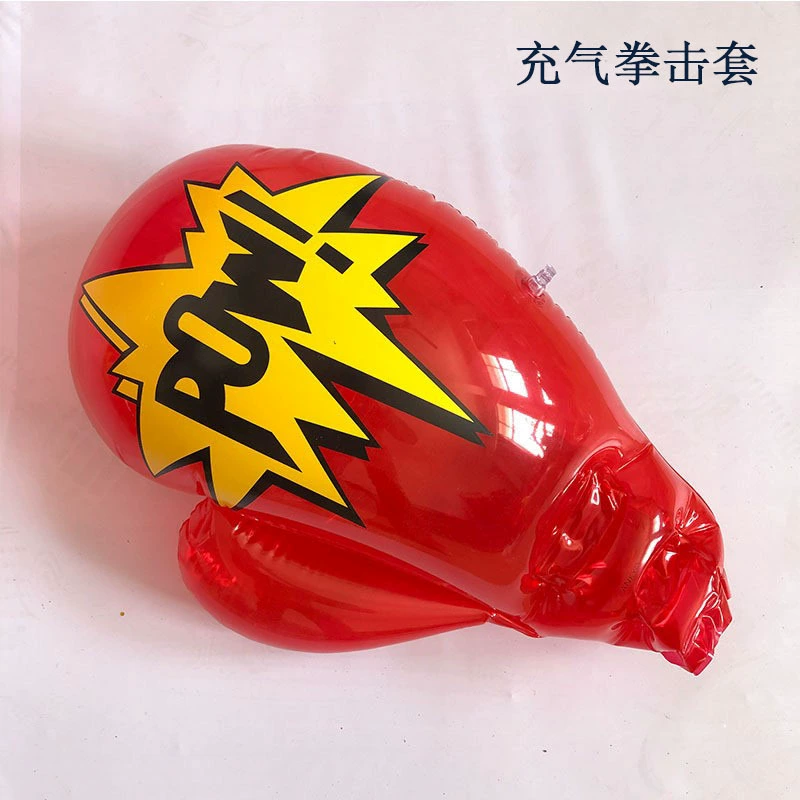 Спот прозрачная красная надувная боксерская перчатка надувная спред 43x32cm утолщение ПВХ боевая перчатка