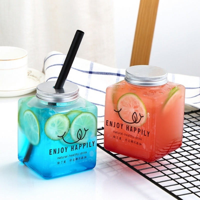 ネットレッドミルクティー缶楊枝甘露瓶/縦高方/低方/扁角瓶プラスチックカップ使い捨て飲料瓶熱|undefined