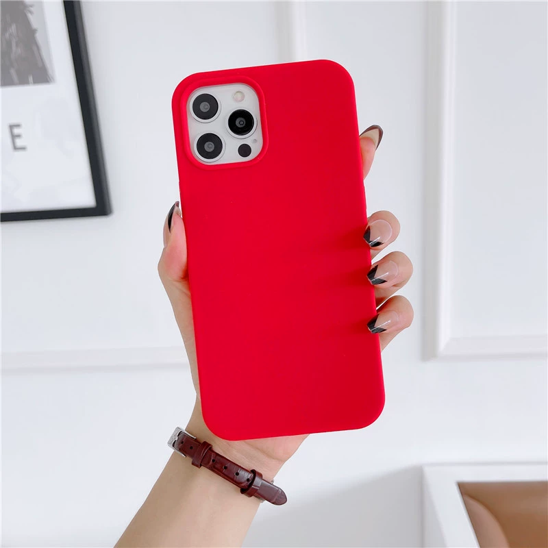 Силиконовый чехол Apple iPhone 12 Pro Max совместимый, мягкое матовое покрытие, многоцветные варианты