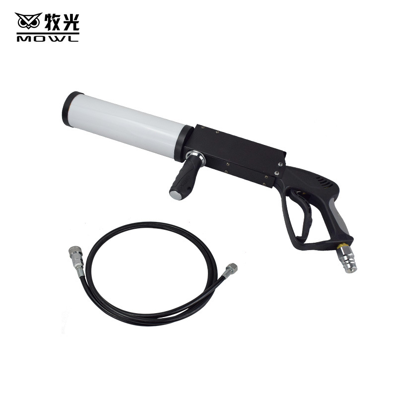 LED columna de aire de dióxido de carbono pistola bar atmósfera luminosa accesorios discoteca DJ Barra de mano Gatlin pistola de columna de aire