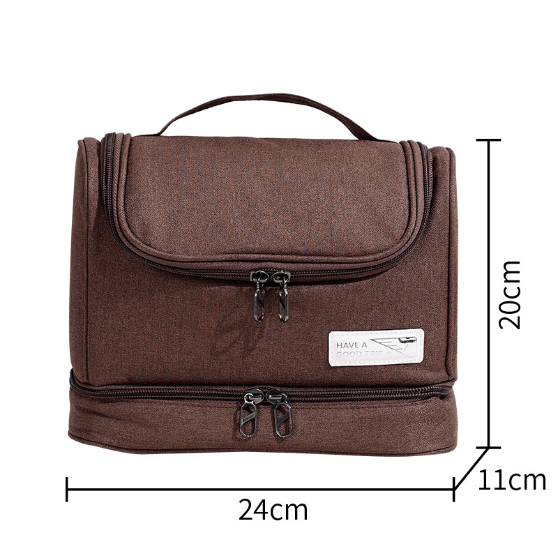 Nuevo estilo silencioso viento húmedo y seco separación bolsa de almacenamiento bolsa de lavado de viaje cosméticos bolsa de almacenamiento portátil bolsa de cosméticos al por mayor