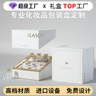 High-End Cosmetics Gift Box Customized Medical Beauty Salon High-End Perfume Lipstick Packaging Box Cardboard Box Customized