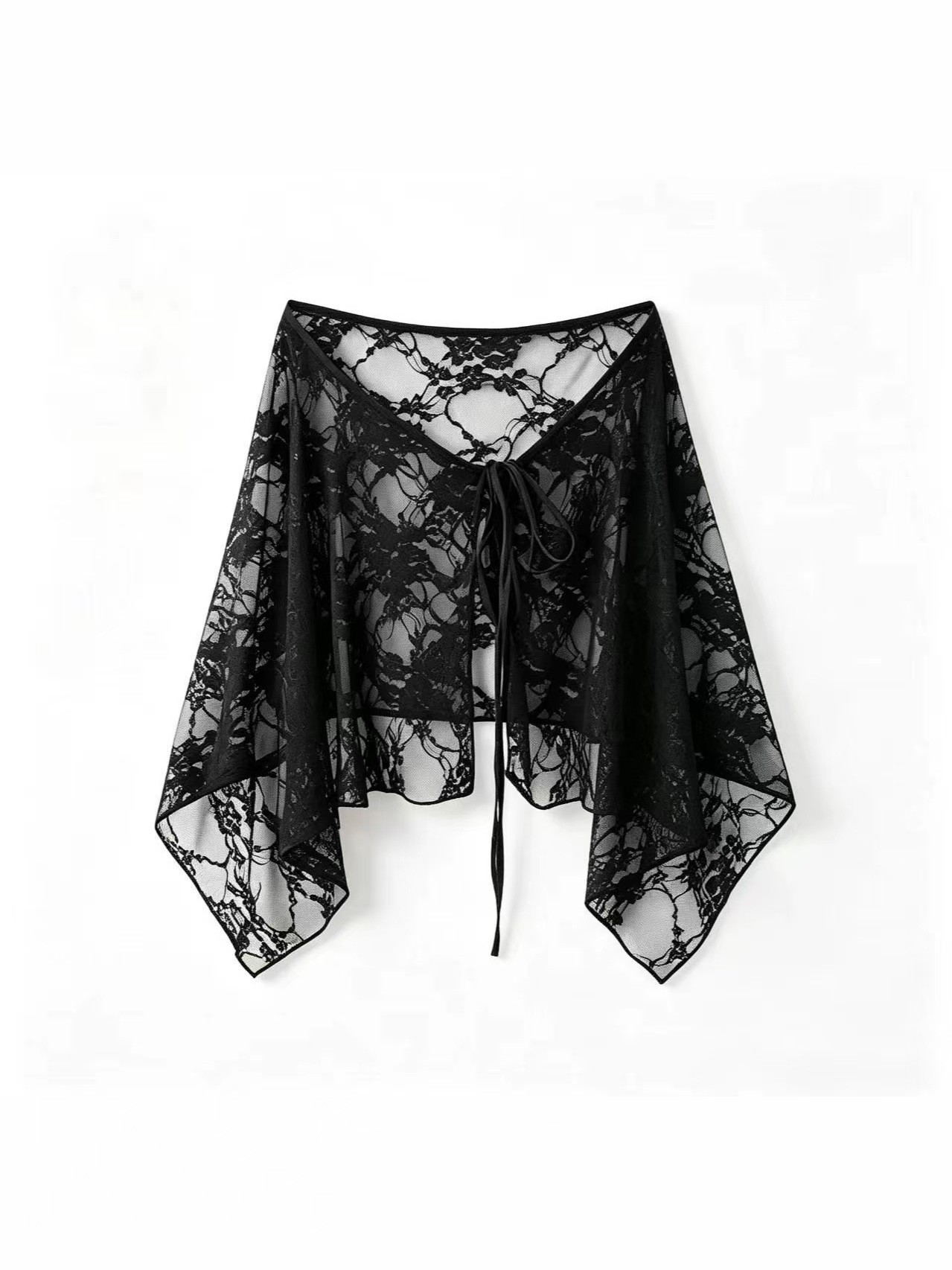 One-Piece Irregular Lace Skirt Yoga Dress for Summer, New Style for Women, Versatile Layering with Tie-Up Design to Cover the Skirt