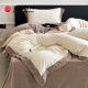 Class A Japanese thickened milk velvet Dove velvet four-piece winter warm double-sided coral velvet quilt cover bedding