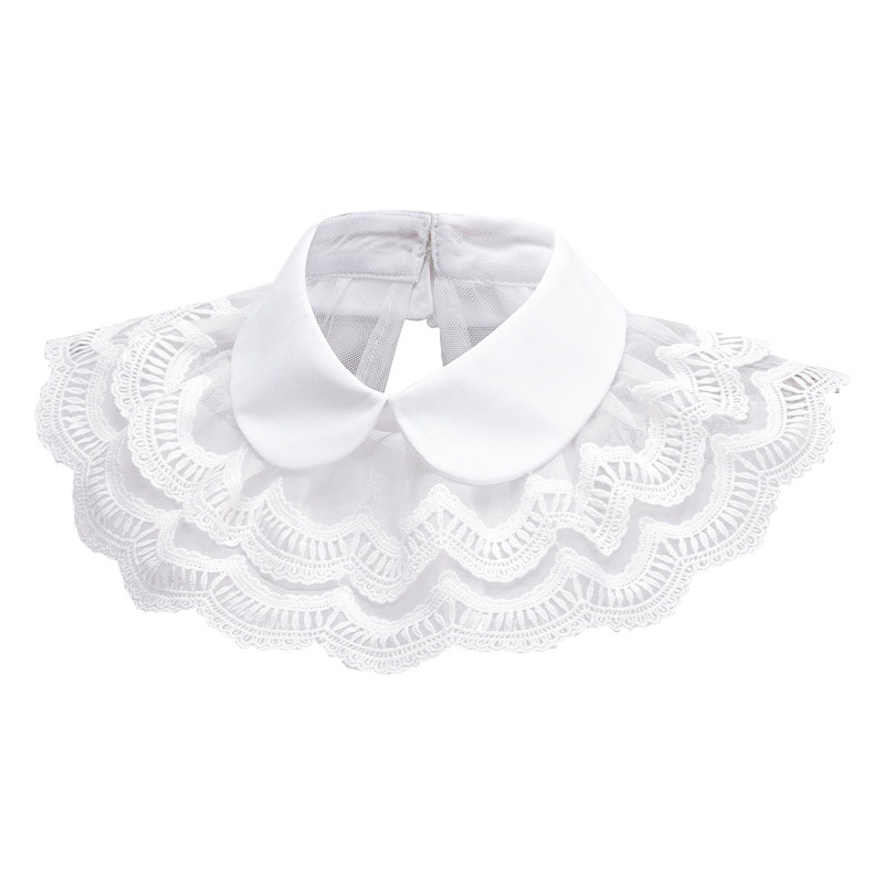 Beautiful Black and White Cape New Blouse Fake Collar Korean Shawl Sun Protection