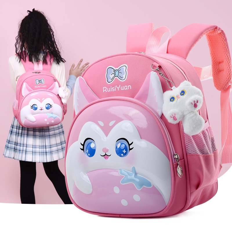 Mochila escolar para niños, jardín de infantes, mochila de cáscara dura, mochila de dibujos animados para niños y niñas de 3 a 6 años, mochila preescolar