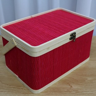 Source: Bamboo Basket Manufacturer, Chinese-Style Handmade Bamboo Gift Box, High-End Souvenir, Mid-Autumn Festival Mooncake Packaging Box