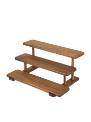 A5L木質桌面置物架杯子香水化妝護膚品多層收納架客廳ins整理架