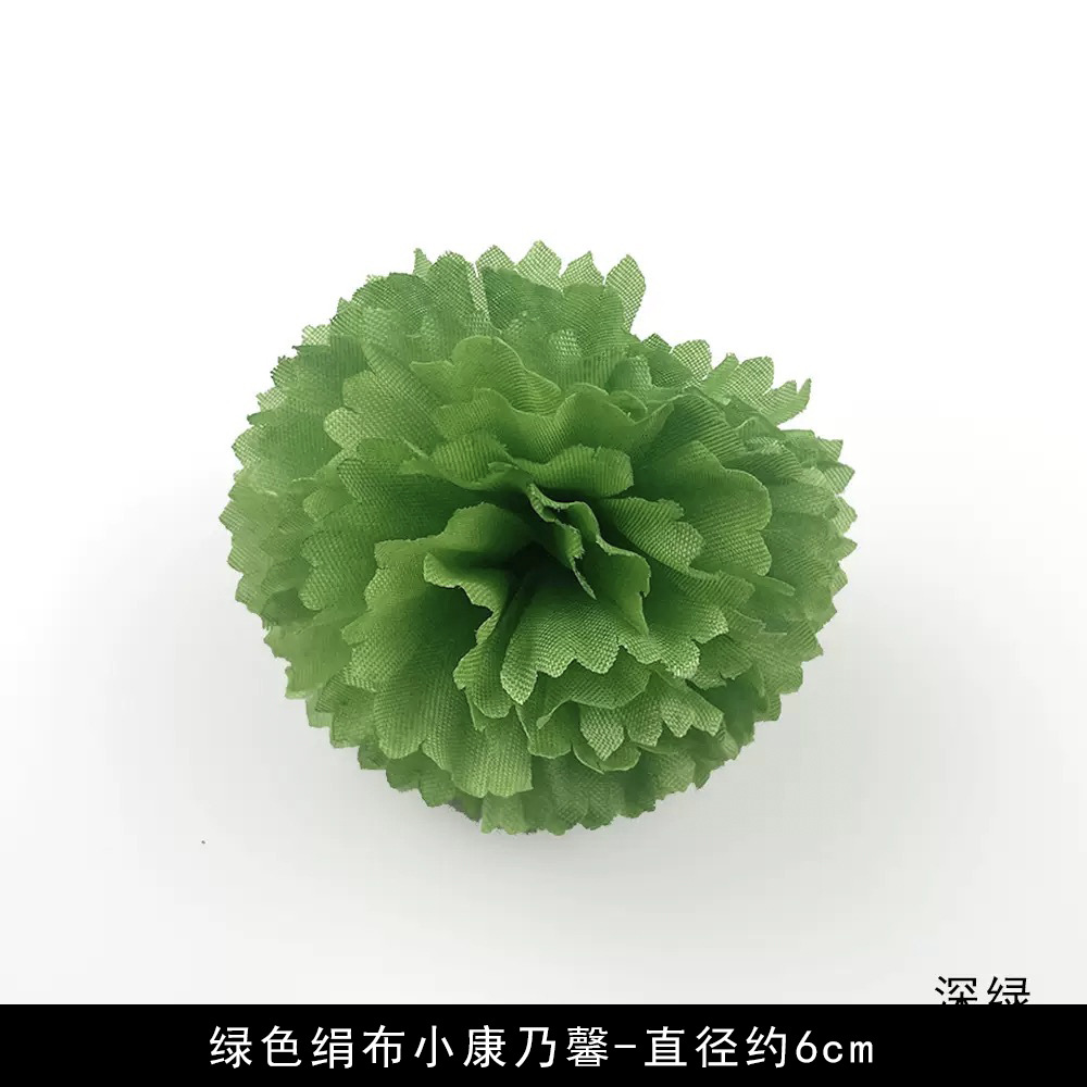 Simulación verde flor al por mayor flor falsa hecha a mano material pinza de flores accesorios de tocado de flor pequeña decoración del salón de bodas