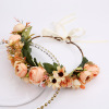 Street realistic hair accessory for bride handmade suitable for photo sessions, headband, Korean style, for bridesmaid, custom made, wholesale