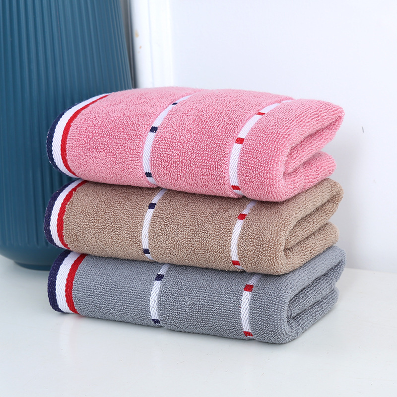 Towel Pure Cotton Manufacturer Wholesale Pure Cotton Jacquard Face Towel Wide Section Color Section Can Be Customized with Advertising Logo Adult Towel Towel Pure Cotton Manufacturer Wholesale Pure Cotton Jacquard Face Towel Wide Section Color Section Can Be Customized with Advertising Logo Adult Towel