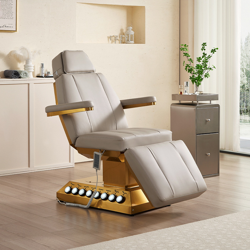 Cama de belleza eléctrica para la enfermería de belleza de pestañas masaje cama de belleza de ojos medicina de corte de oído micro inyección plástica multifuncional