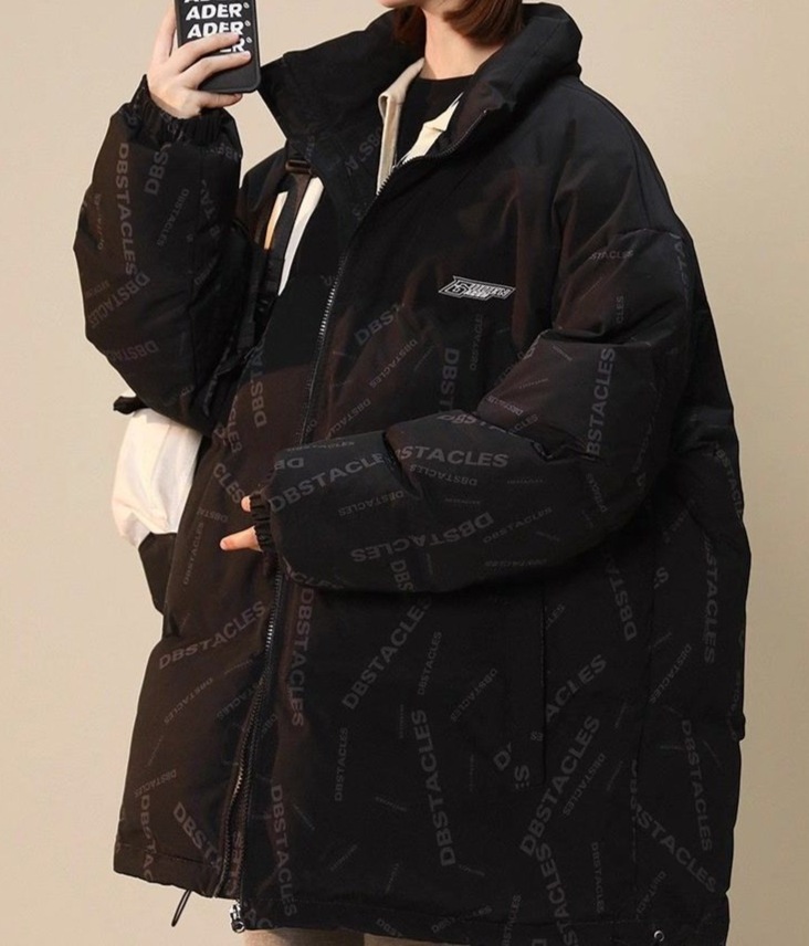 Women's Oversized Winter Coat, Warm Versatile Thick Cotton Jacket_voghion.com