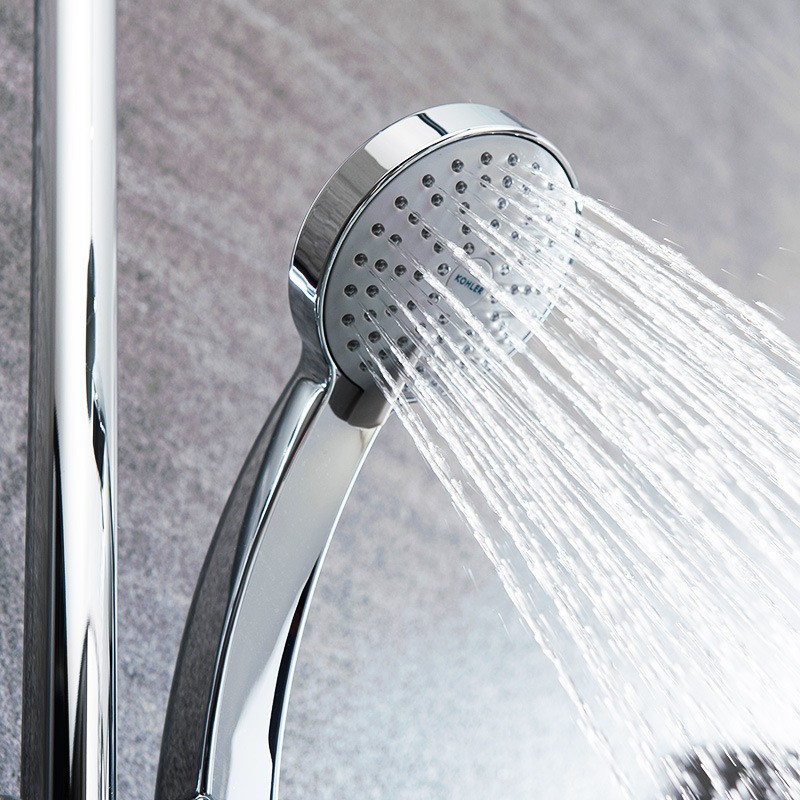 Qiyue all-copper shower faucet shower bathtub faucet double shower shower column K-5428T-C4-CP 3