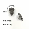 F0151 gun color-goat head 15*22mm-with buckle/piece