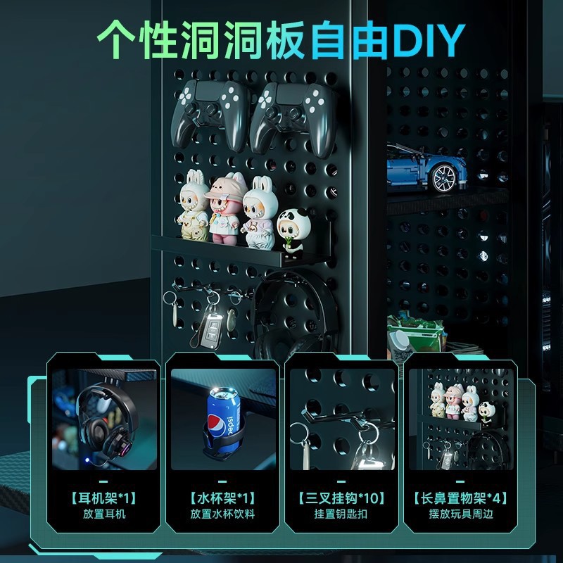 Mesa de computadora de madera sólida pequeña mesa de dormitorio doméstica de deportes electrónicos escritorio puede colocar la computadora principal pequeña mesa móvil agujero al lado de la cama placa agujero