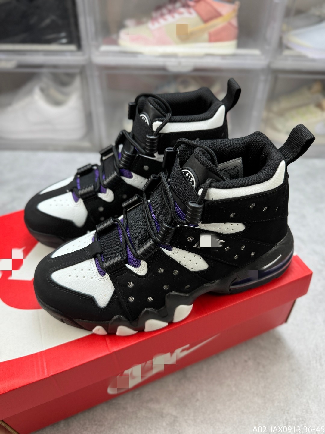 Zapatillas de Baloncesto de Caña Alta Max CB 94 de Piel de Vaca Antideslizantes para Baloncesto y Deportes image 9