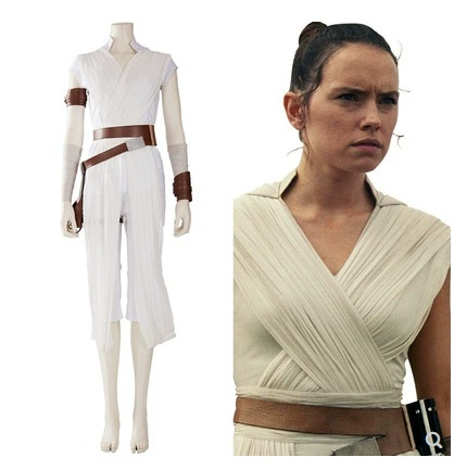 Звездные войны 9: Восстание Скайуокера-Рей Косплей Костюм женский Хэллоуин Косплей