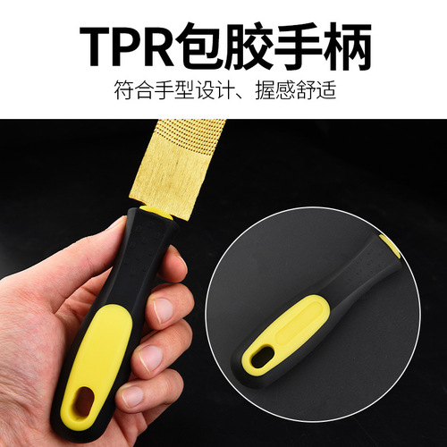 Golden file woodworking file hardwood shaping rub knife fine-toothed hand file redwood shaping file grinding tool double-sided file