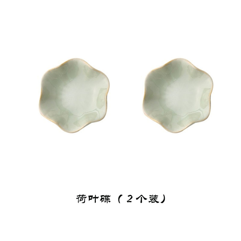 茶屋器中国式ティーポット温茶茶器家庭用屋外午後茶菓子皿実木茶皿セット|undefined