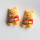 Hot new poof series Pooh Bear cartoon resin accessories mobile phone shell hair accessories shoes diy material pj710