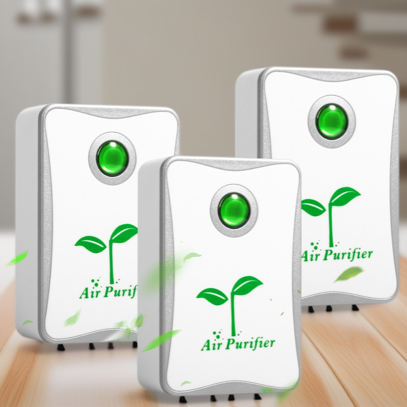 Fuyouxin anión purificador de aire cuatro cabeza de carbón Purificación de olores de segunda mano humo neblina hogar purificador de interior