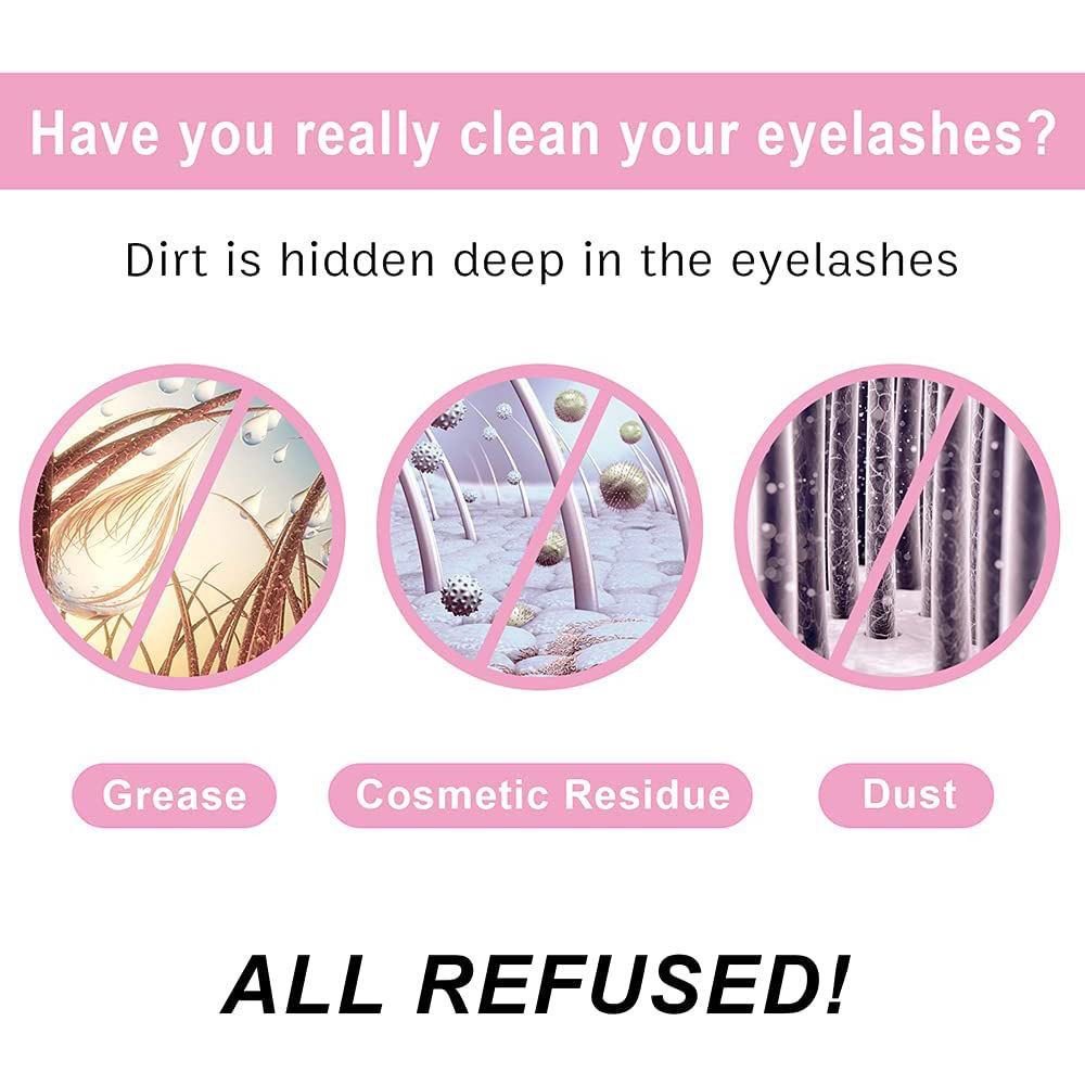 105g Weight Eyelash Mousse Makeup Tools Types 1 Piece Quantity Imported Fiber Material Solid Color Pattern Simple Style Style Simple Style Solid Color Imported Fiber Eyelash Mousse 1 Piece 2