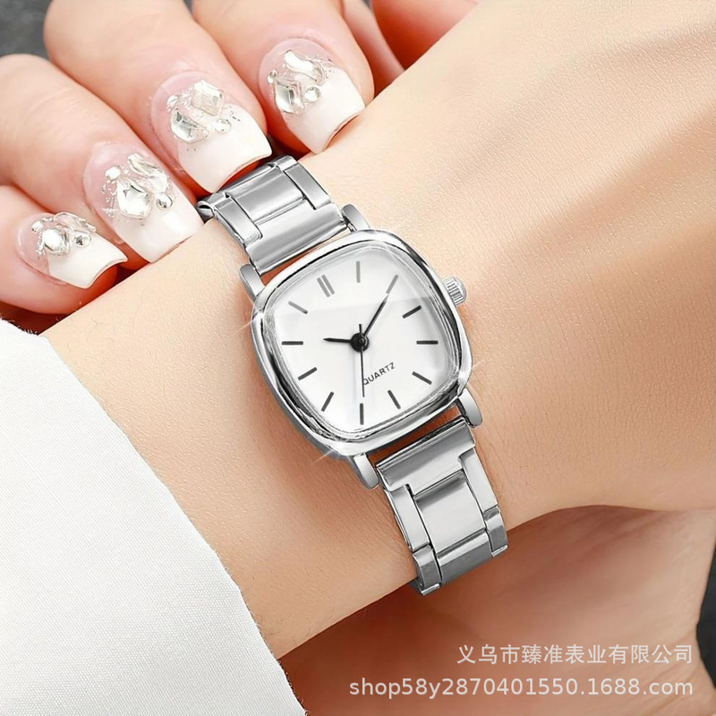 Cross-Border E-Commerce Hot-Selling Watch Factory Wholesale Women's Watches Niche High-End Fashion Steel Band Quartz Watches