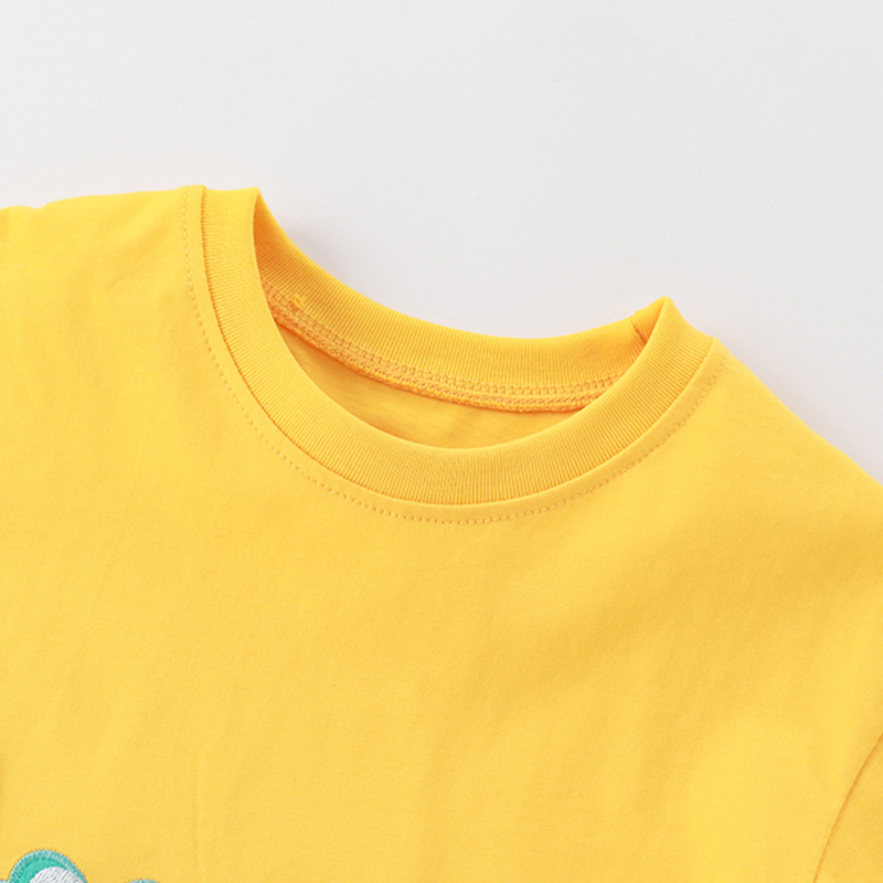 Malwee niños traje de verano nuevos europeos y americanos casual cuello redondo manga corta cintura elástica pantalones ropa para