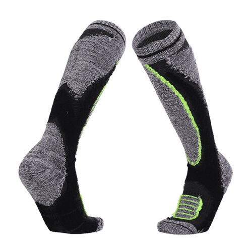 Long tube ski socks, outdoor sports thickened mountaineering socks, long tube sweat-absorbent and warm towel bottom socks, wholesale direct supply from the manufacturer