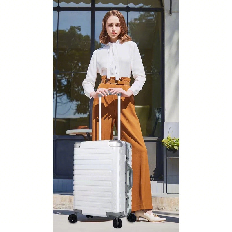 24inch Luggage 2026 New Model Trolley Case Durable Extra-Large Capacity Travel Suitcase with Universal Wheels Aluminum Frame Password Lock