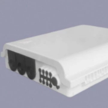 Оптовая продажа пластиковых коробок для коридора, 8-портовый оптический сплиттер, коробка для оптического сплиттера, распределительная рамка для оптоволокна, воздушная стойка