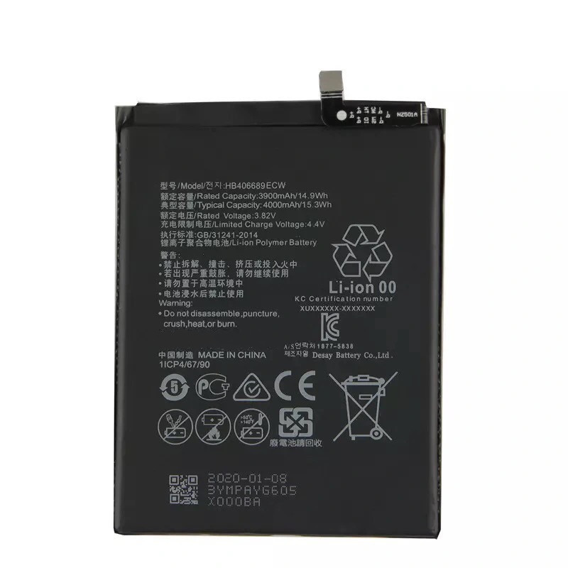 For Huawei enjoy 10 battery Y9 2019 battery HB406689ECW mobile phone battery